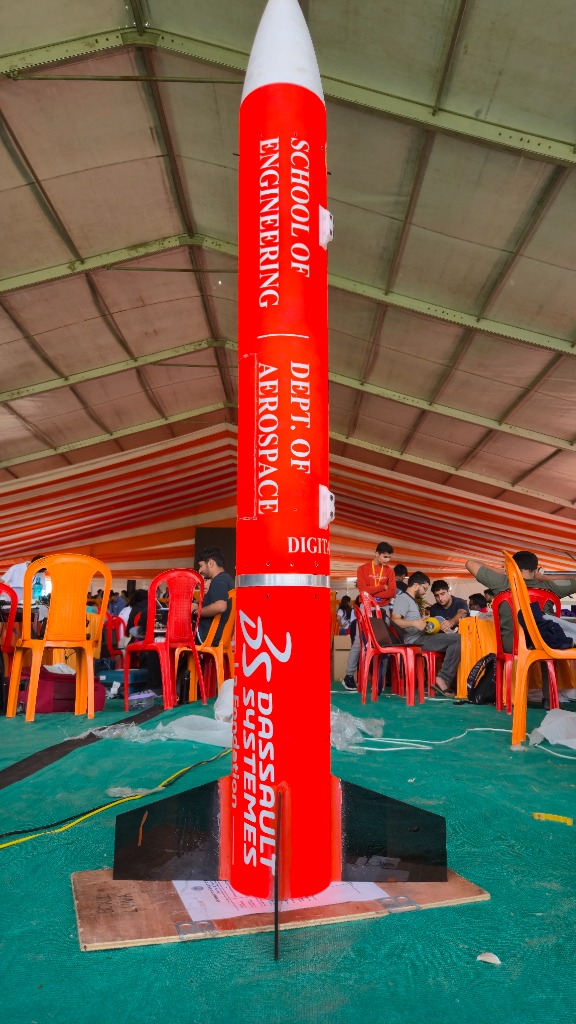 Solid Propulsion Model Rocket Display